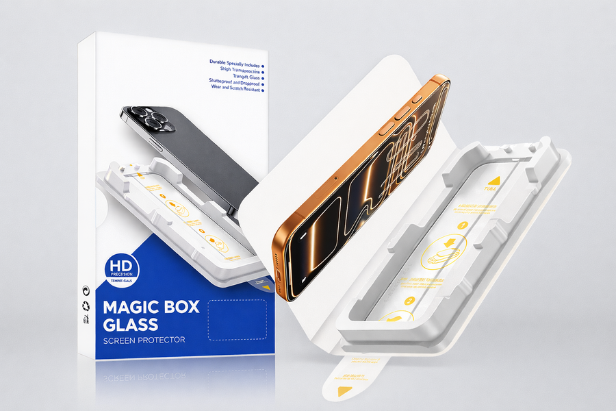 Vidrio Templado Samsung – Instalación Automática Magic Box